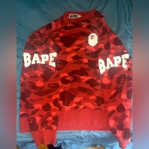 Bape logo sweater